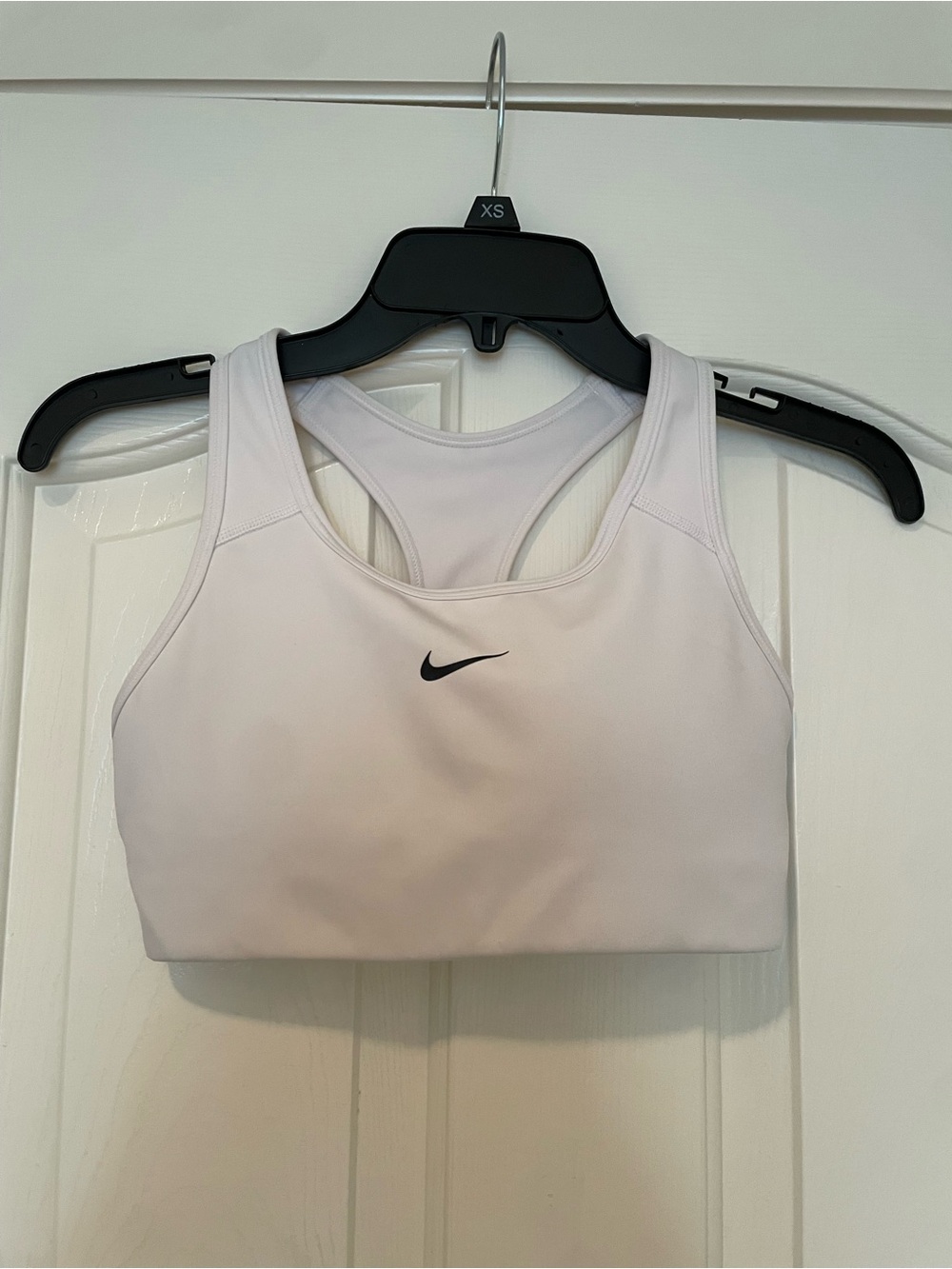 Nike White Racerback Sports Bra - Women's S